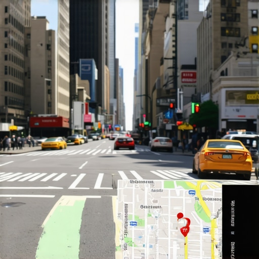 NYC Maps Optimization Strategy Digital map of New York City displaying local business locations