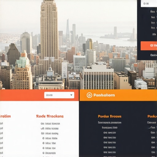 Screenshot of local SEO tracking software monitoring Manhattan rankings