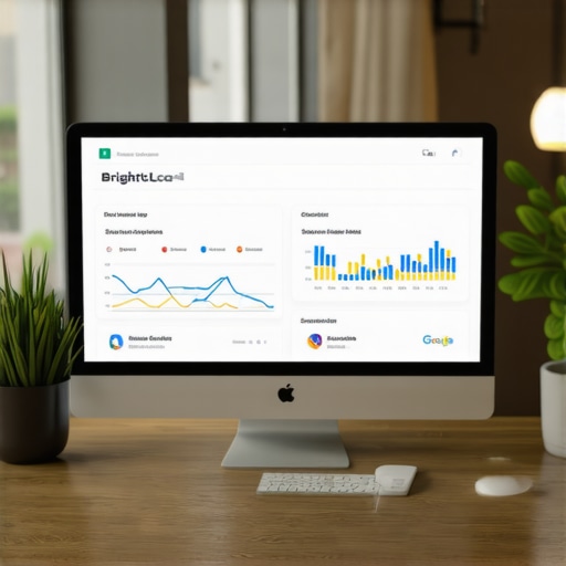 SEO Tools for Local Business Success Screenshot showing multiple SEO analytics dashboards and citation management tools.