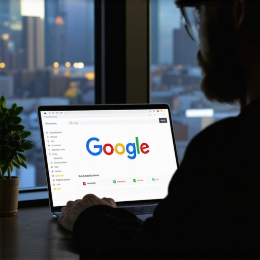 Digital marketer working on Google Business profile optimization in Manhattan