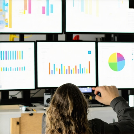 Digital marketing analyst monitoring local SEO performance for NYC businesses.