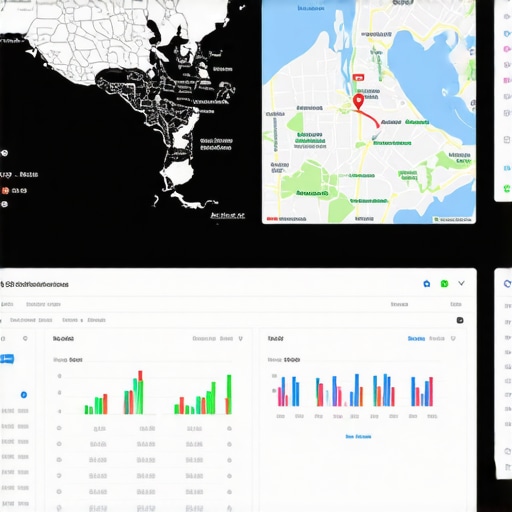 Digital marketing dashboard displaying NYC local SEO analytics.