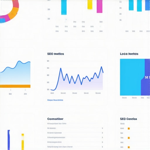 A professional analytics dashboard showing local search ranking metrics for NYC businesses.